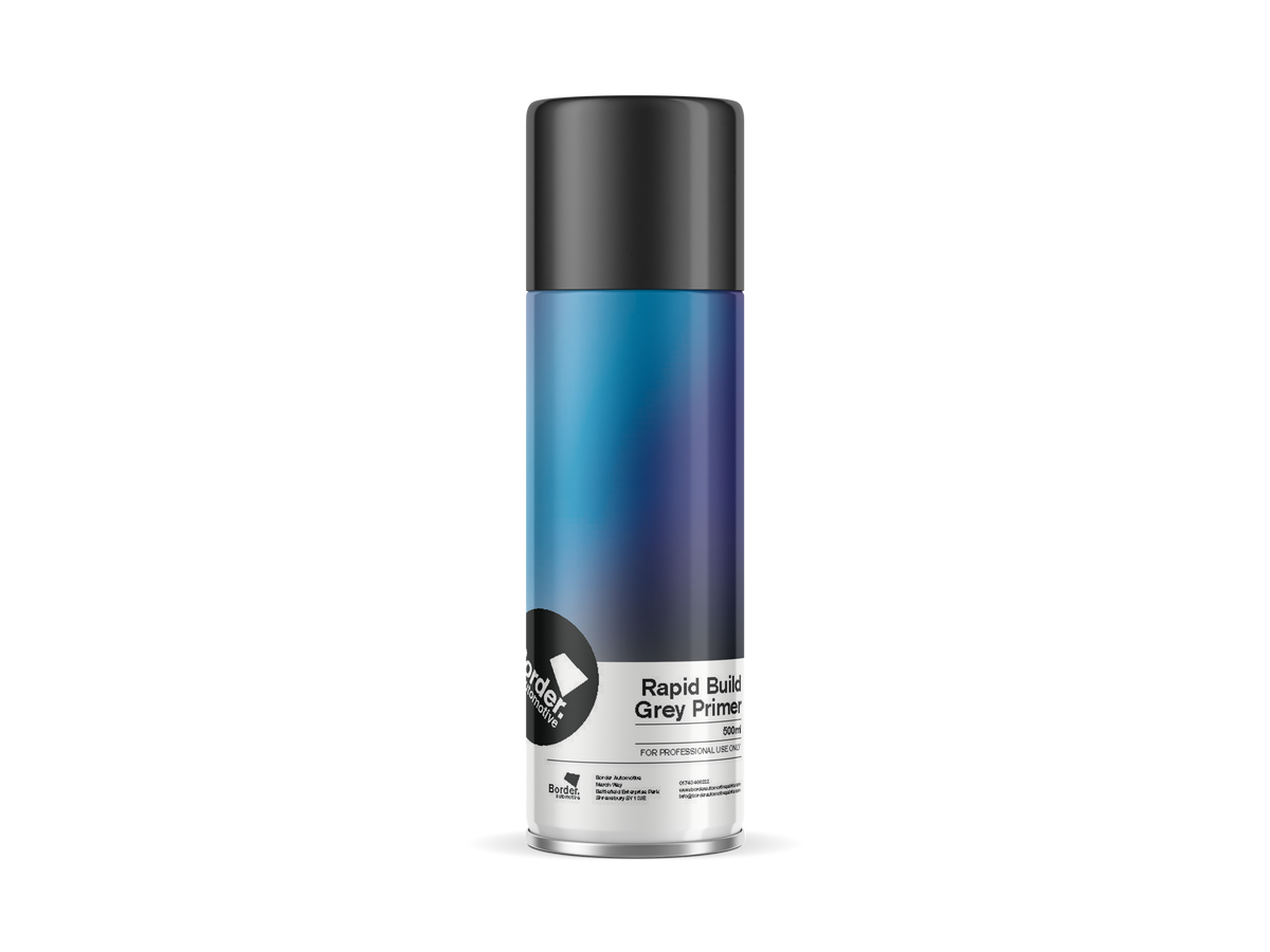 Border Automotive Rapid Build Grey Primer Aerosol 500ml