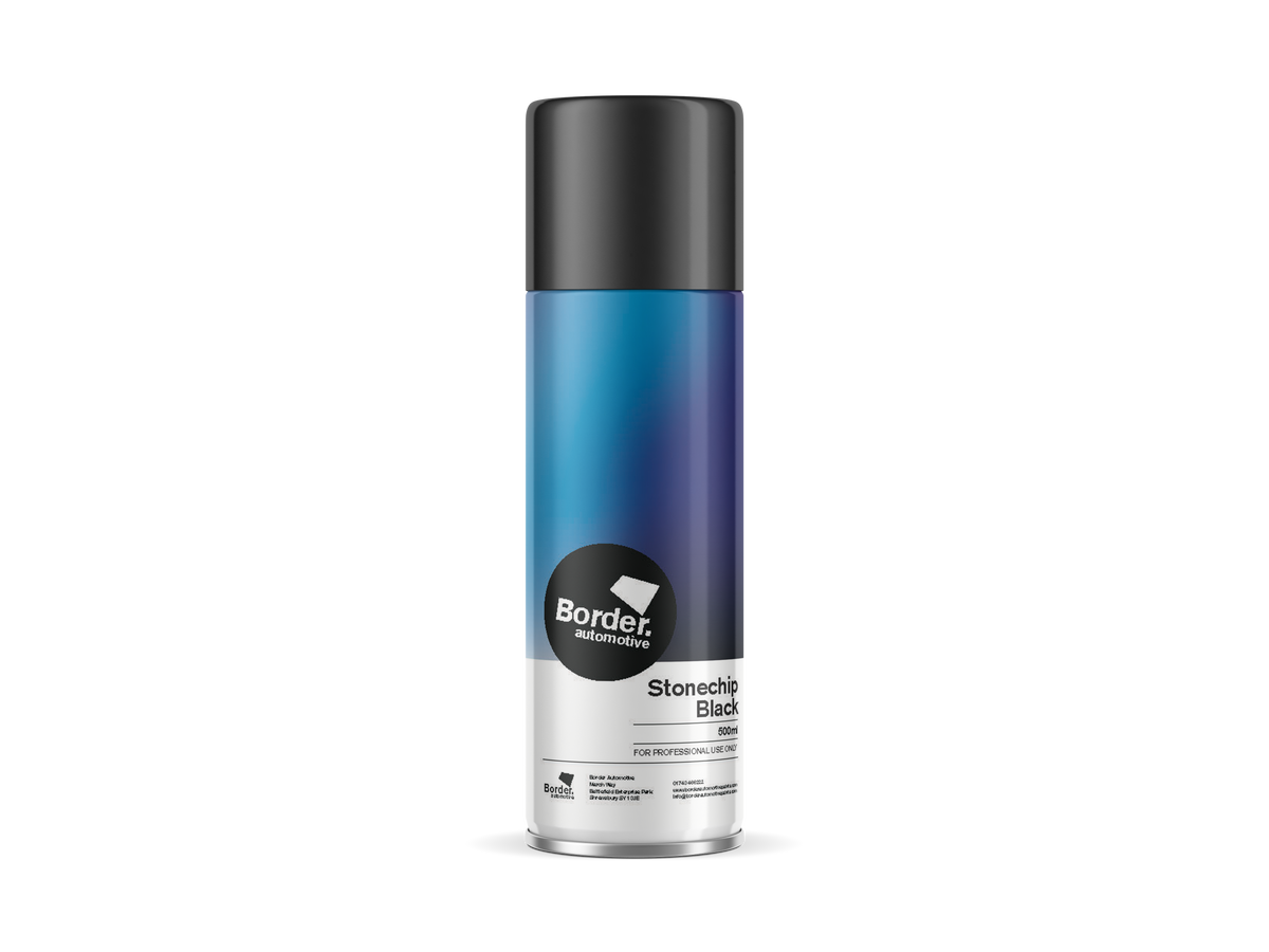Border Automotive Black Stonechip Aerosol 500ml