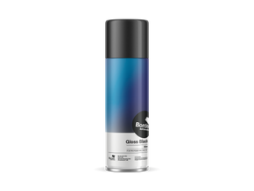 Border Automotive Gloss Black Aerosol 500ml