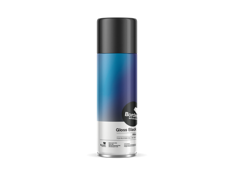 Border Automotive Gloss Black Aerosol 500ml