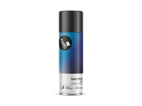Border Automotive Satin Black Aerosol 500ml