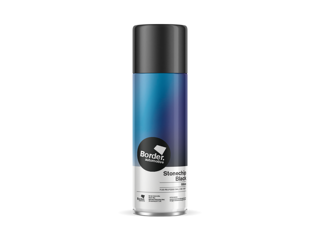 Border Automotive Black Stonechip Aerosol 500ml