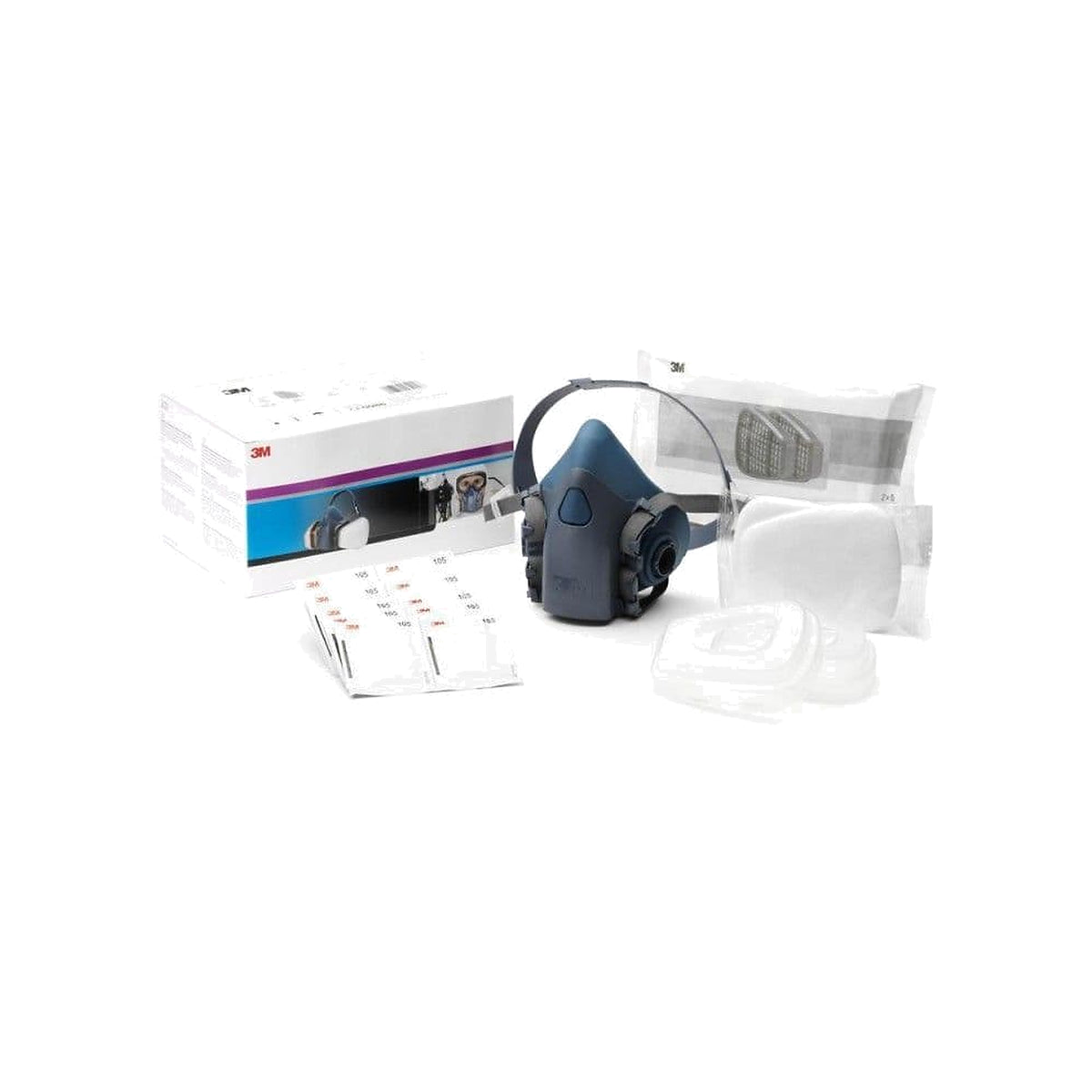 3M 06782 A2P2 Half Mask Starter Kit for VOC Protection – 3M