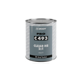 HB Body C493 Matt Clear HS 2:1 – 1.5L Kit – HB Body