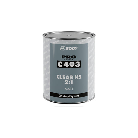 HB Body C493 Matt Clear HS 2:1 – 1.5L Kit – HB Body