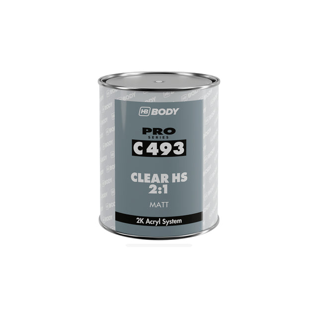 HB Body C493 Matt Clear HS 2:1 – 1.5L Kit – HB Body