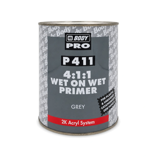 HB Body P411 / H729 Wet on Wet Black Primer 1.25L Kit – HB Body
