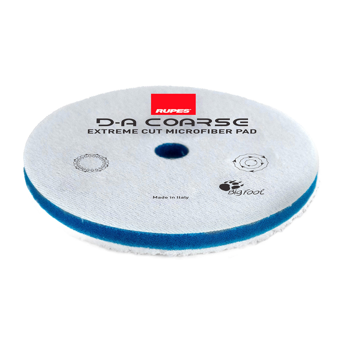RUPES D-A Coarse Microfibre Polishing Pad – 130mm – RUPES