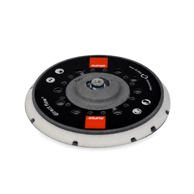 RUPES 150mm Multihole Hard Velcro Backing Pad – M8, 12mm – RUPES