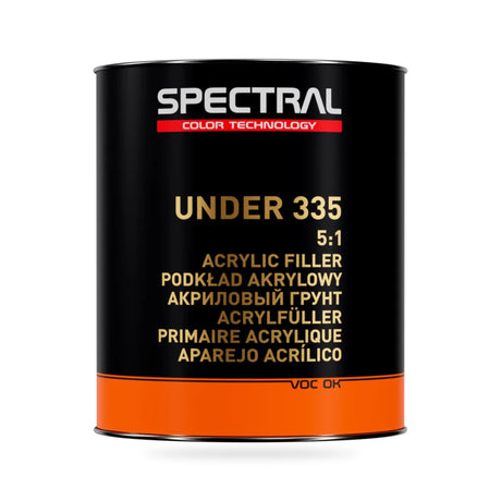 Spectral 335 2K Black P5 5:1 High Build Primer Kit – 4.2L – Spectral